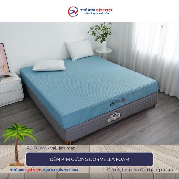 Đệm Kim Cương Dormella Foam 1-2